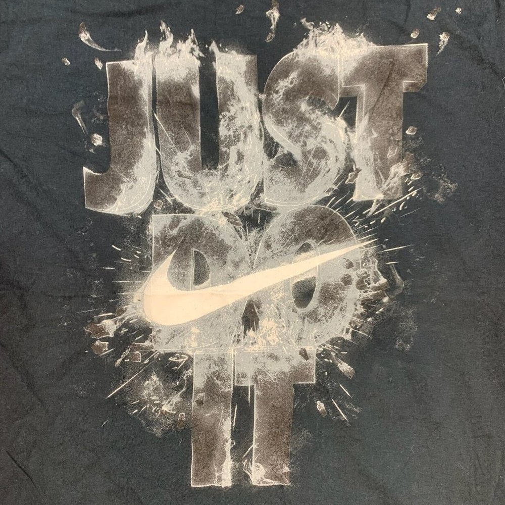 Vintage Nike Black Short Sleeved Graphic T-Shirt Size Mens Medium - Picture 4 of 4